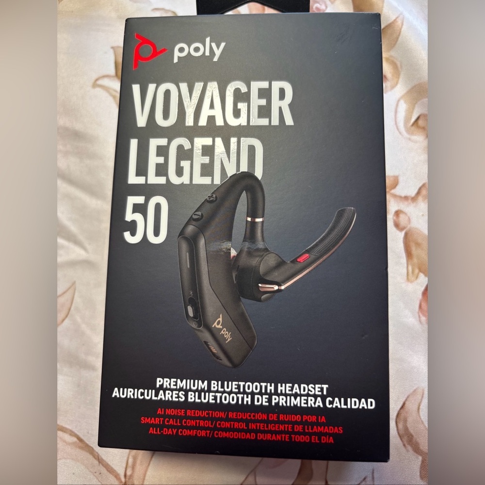 Poly Voyager Legend 50 Headset UC Mono Noise Cancelling Microphone